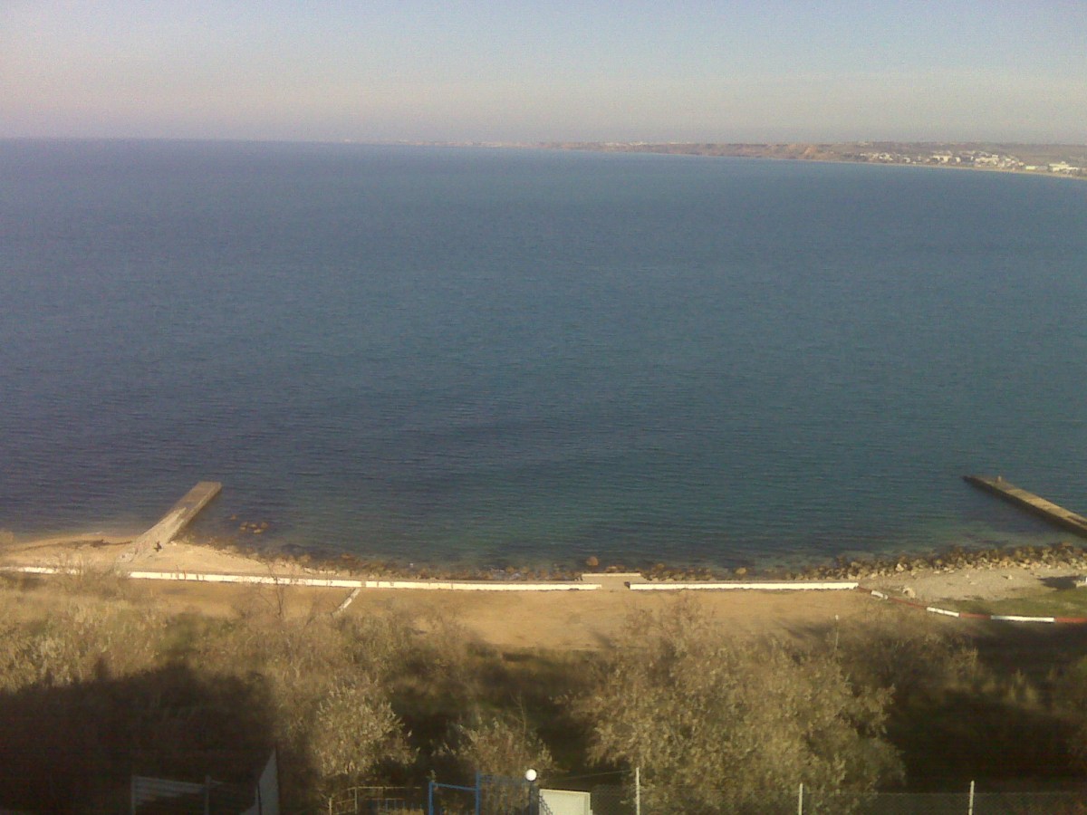 Пляж "Толстяк", Севастополь, 1 декабря 2009