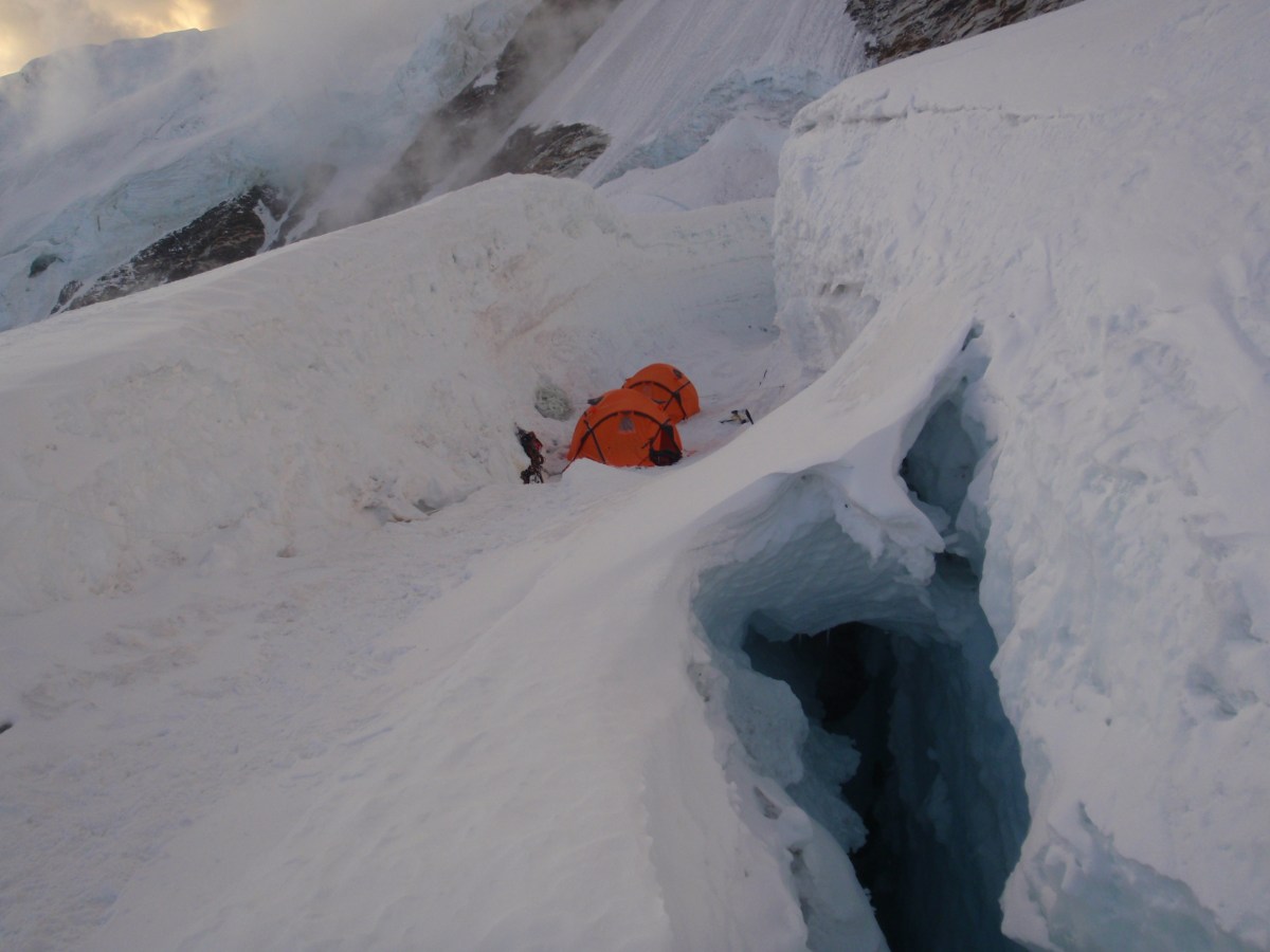 Наш Лагерь 1 / Our Camp 1 at 6250