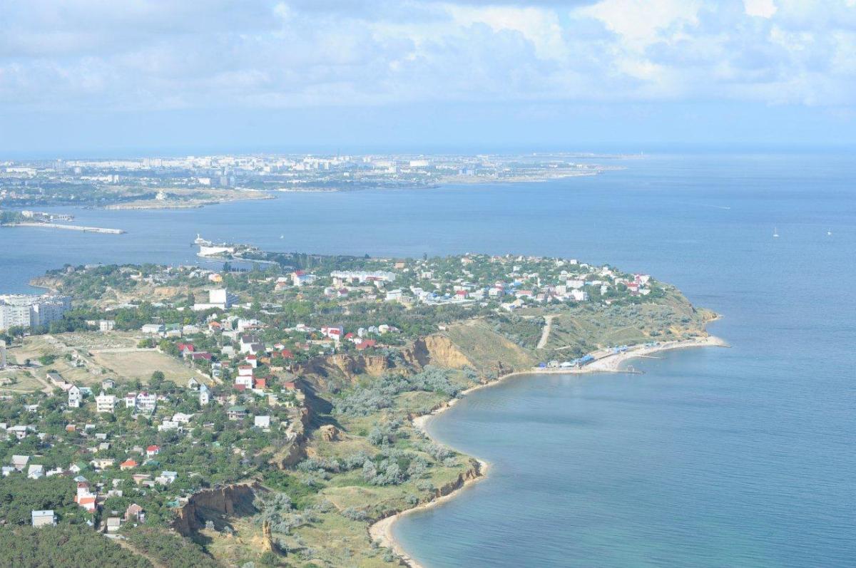 Мыс Толстый с воздуха. Фото Алексея Юркова