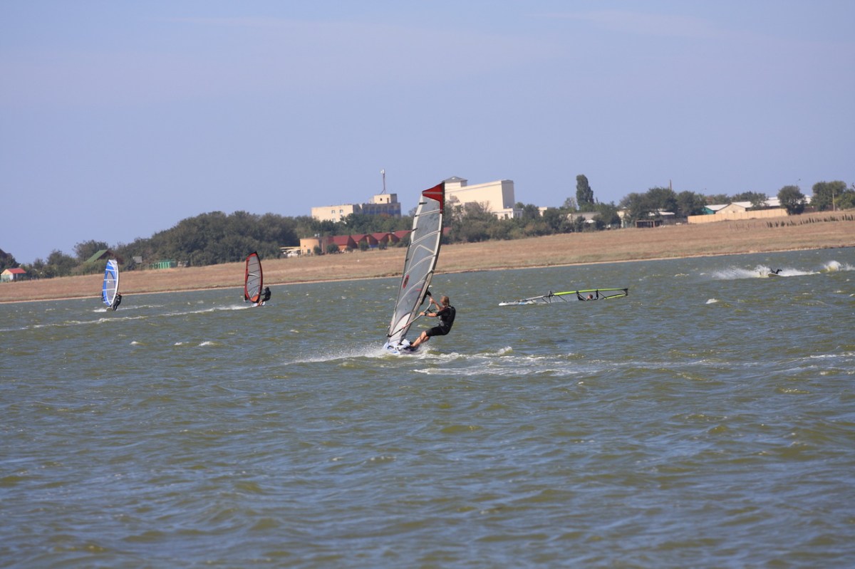 Разминка в лимане перед выходом в море