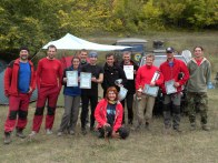 Участники обеих команд от Общественной Организации "Горная Поисково-Спасательняа Группа", г. Севастополь