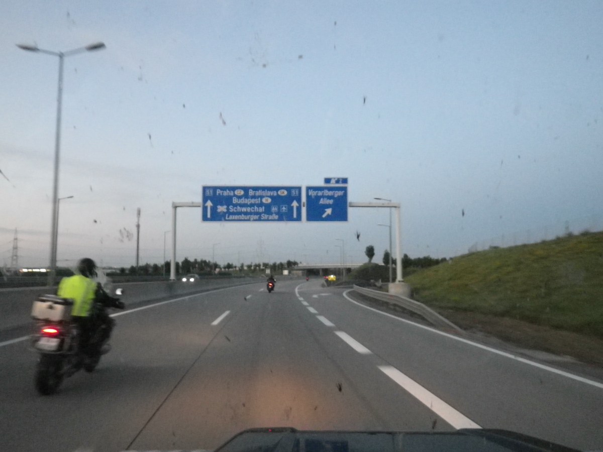 Приближаюсь к восточной границе Австрии