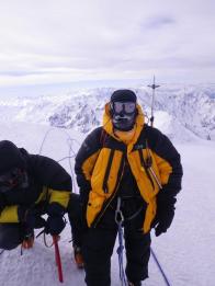 Ю. Круглов на вершине Казбека