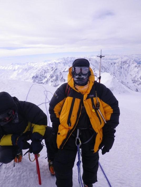 Ю. Круглов на вершине Казбека