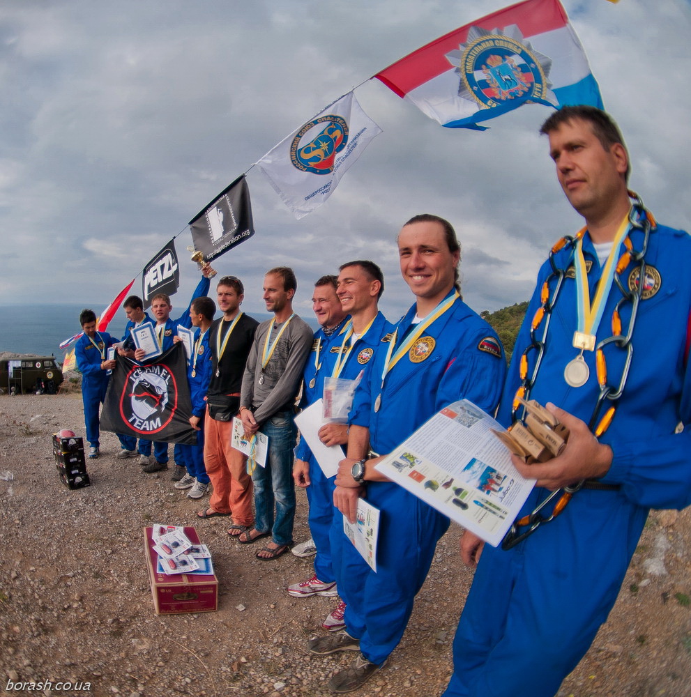 Призёры Petzl Crimea Rescue Fest 2012