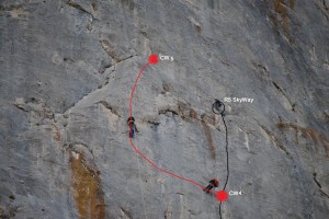 Где логика? На участке CW5-CW6 забито 10 болтов. Но с R5 SkyWay на CW6 можно пройти почти пешком по полке