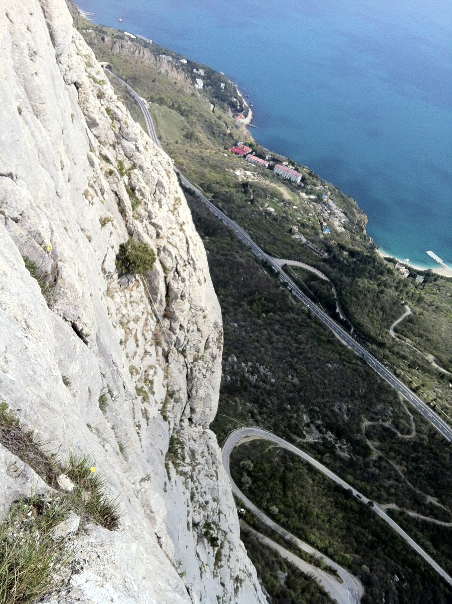 Андрей Дзюня в 170 метрах от вершины