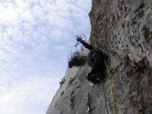 Зачистка на второй верёвке