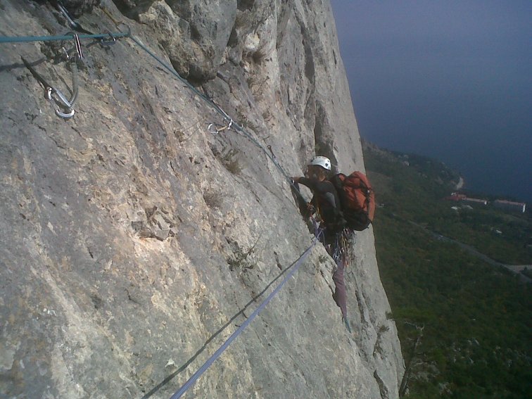 В. Одоев на подходе к пункту R2