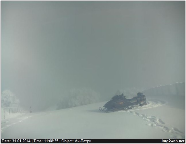 Вебкамера на горнолыжном подъёмнике "27 км" на Ай-Петри