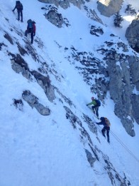 Верхняя часть кулуара