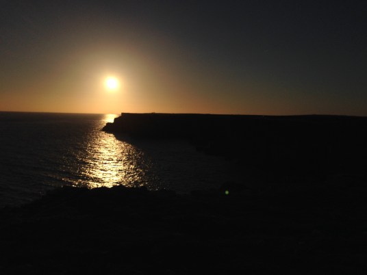 Очень похоже на наше Караньское плато, только закат не с той стороны