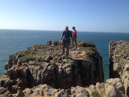 Некоторые маршруты выходят на отдельно стоящие скальные башни