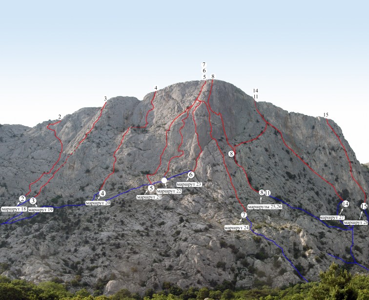 Мшатка-Кая Маршруты 18 - 28