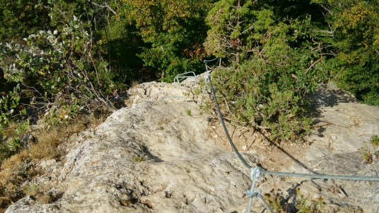 Оборудованный спуск со средней полки